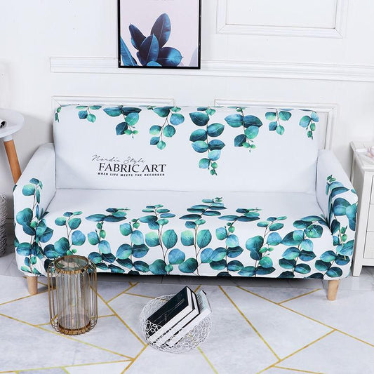 Europe Floral Printed Sofa Covers Stretch Universal Couch Cover for Living Room 1/2/3/4-Seater Sofa