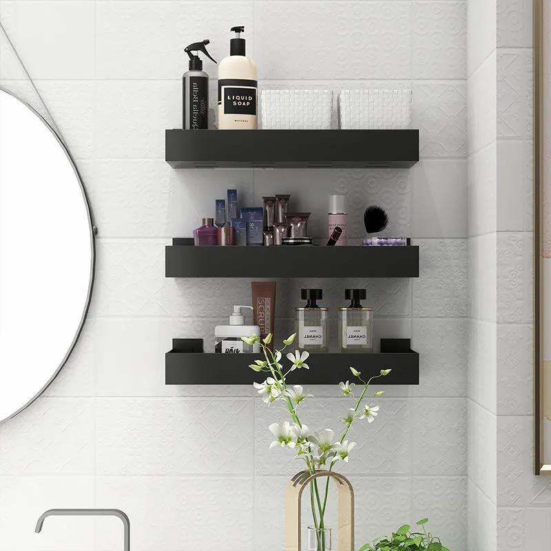 Kitchen Rack Hanging Wall Household Seasoning Storage Housing Bathroom Toiletries Finishing Storage Rack