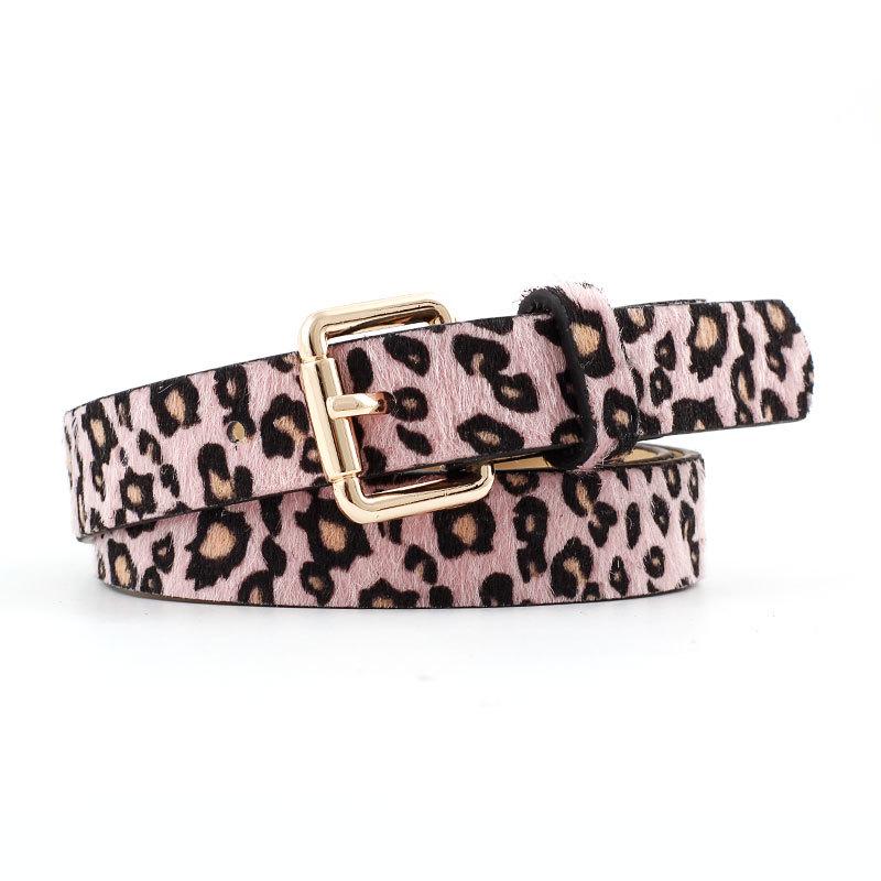 Belt Women Waist Band Leopard Color Belt Dress-in Belt Clothing Accessories