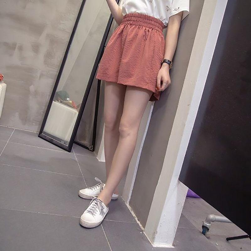 200 Kg Can Wear Large Size Wide-leg Shorts Female Summer Loose High-waist Shorts Female Students Casual All-match Pants