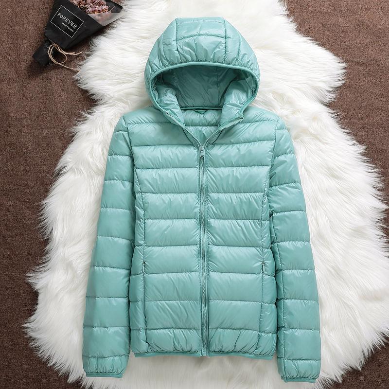 Autumn and Winter Women's Down Jacket Lightweight Hooded Women's Jacket