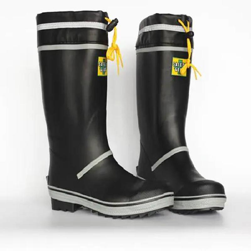 Fashion High Tube Rubber Rain Boots Water Shoes Breathable Non-slip Comfortable Fishing Shoes Outdoor Rubber Shoes