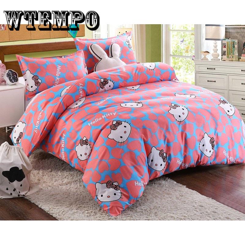 Brand 3pcs Bedding Set Bedclothes Soft Comforter Duvet Cover +Pillowcase Set Bed Line