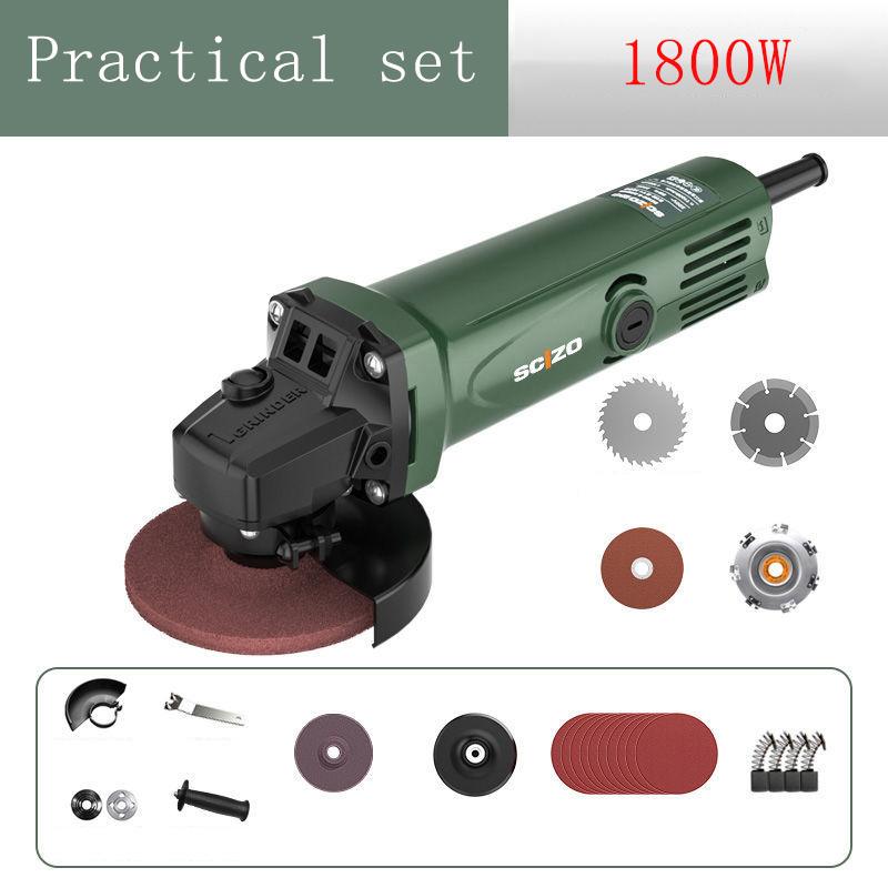 9 Styles Electric Angle Grinder Set Multi-function Grinder Cutting Machine Support 100mm Roulette Garden Tools Industrial Supplies