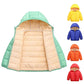 Children's Warm and Windproof Down Cotton Jacket Short Girl Plus Cashmere Coat Lamb Wool