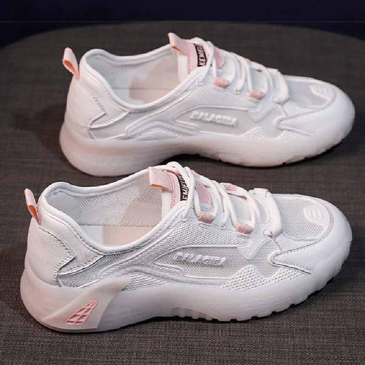 Plus Size 35-40 Summer Women Mesh Sneakers Breathable Running Basketball Shoes Students Wild Shockproof Non-slip Shoes