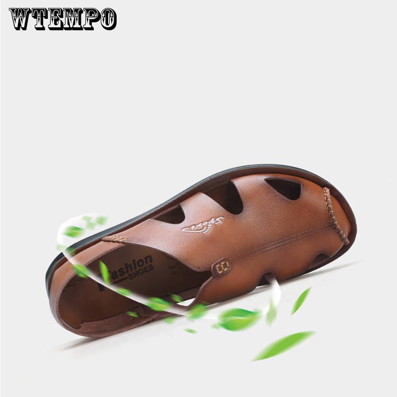 Summer sandals men's sandals and slippers men's soft bottom non-slip casual beach shoes