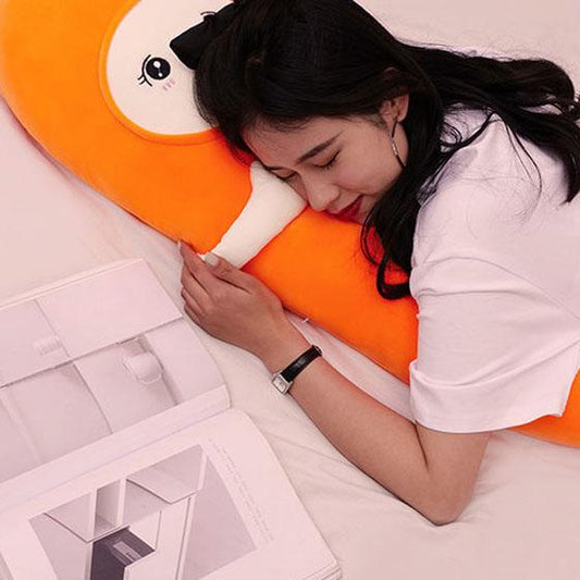 Lovely Carrot Plush Toy Soft Long Plush Doll Sleeping Pillow Cute Kids Birthday Present Funny Stuffed Doll