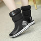 Winter Snow Boots Women's Down Boots Plus Velvet Thick Waterproof Non-slip Thick Bottom Tube Warm Parent-child Shoes