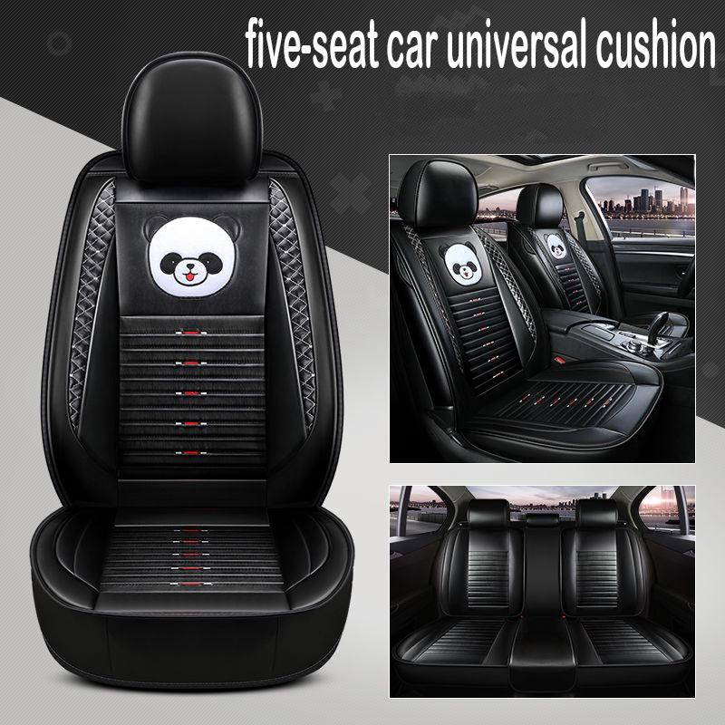 5 Seat Car Cushion Cartoon Leather Seat Cover Car Seat Cover Surrounded Universal