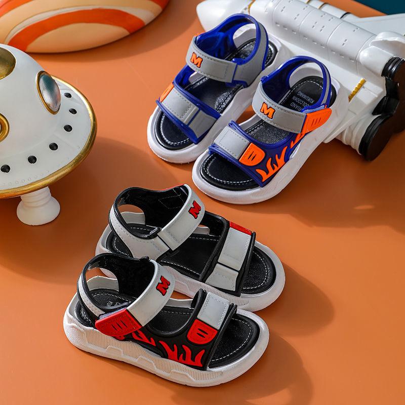 Boy's Sandals In Summer Big Children's Boys Soft-soled Non-slip Children's Baby Shoes Children's Beach Shoes