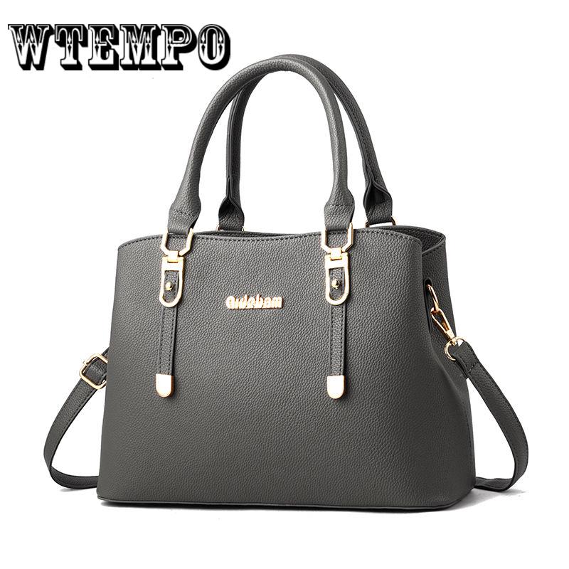 Handbags Fashion PU Tote Women Leather Handbag Messenger Shoulder Bags