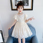 Princess Girl Tutu Dress Pearl Tulle Party Wedding Birthday Valentines Day Dresses for Girls