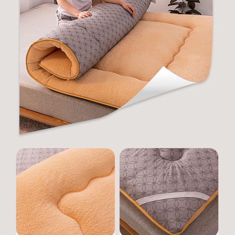 Home Bedroom Sleeping Mat Lamb Wool Warm Mattress Cushion Winter Student Dormitory Cushion