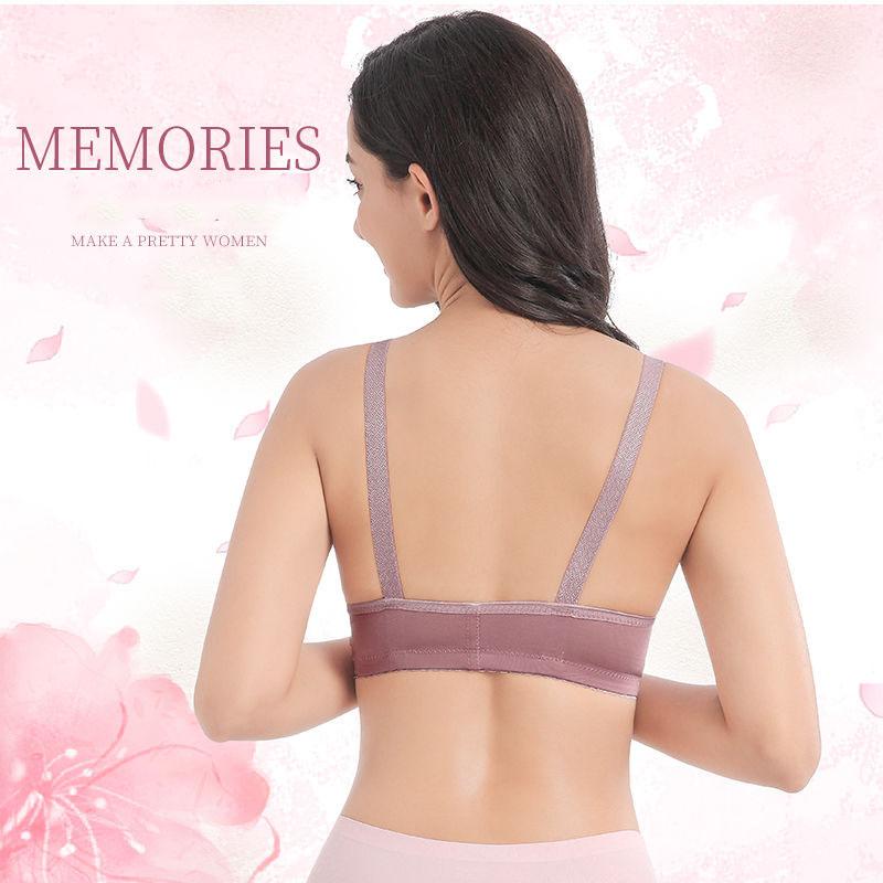 High-quality Thin Non-wireless Bra Large Size Gathering Sexy Ladies Adjustable Underwear