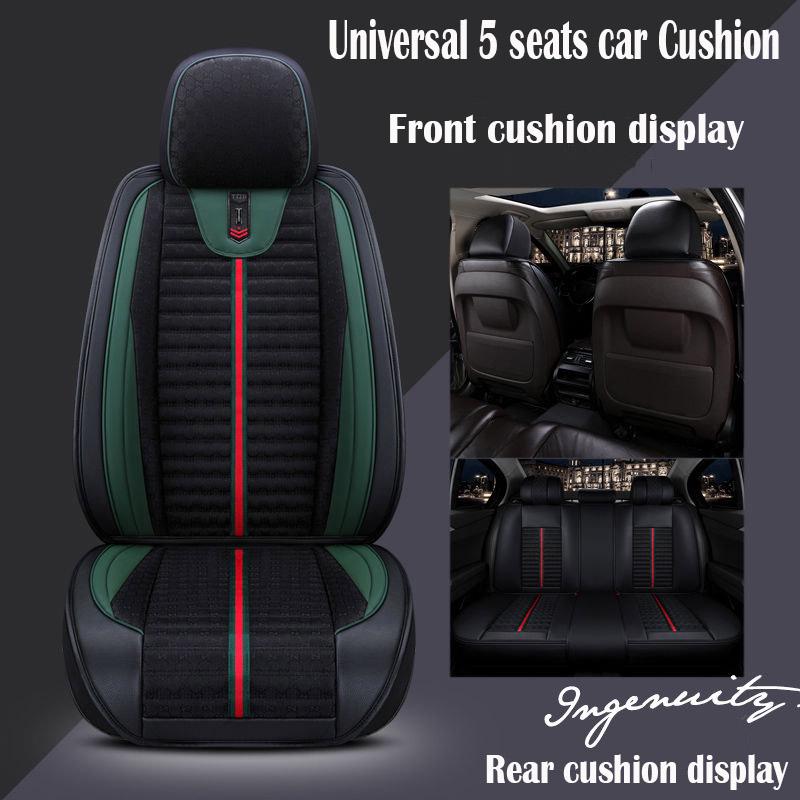 Car Seat Cover Universal Leather 5 set Auto Seat Cushion 5 seats Universal car seat cover Waterproof