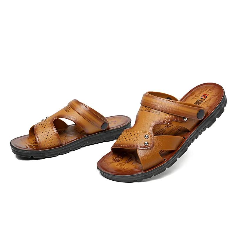 Summer Sandals Beach Fashion Breathable Sandals Soft Sole Sandals Sprayed Men's Sandals