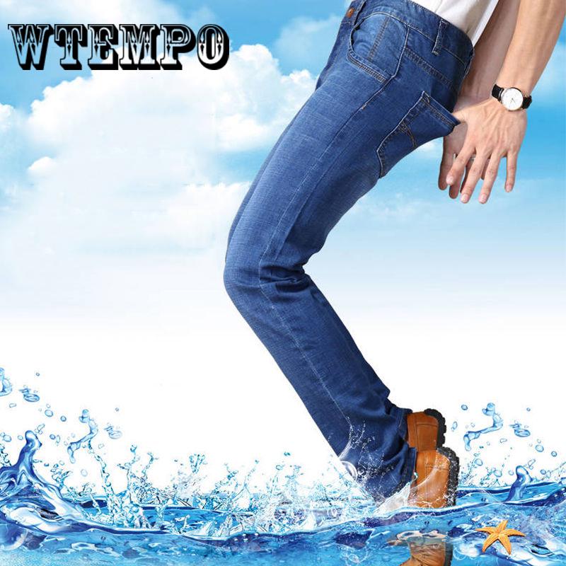 Fashion Men's Jeans Large Size Men's Elastic Stretch Trousers