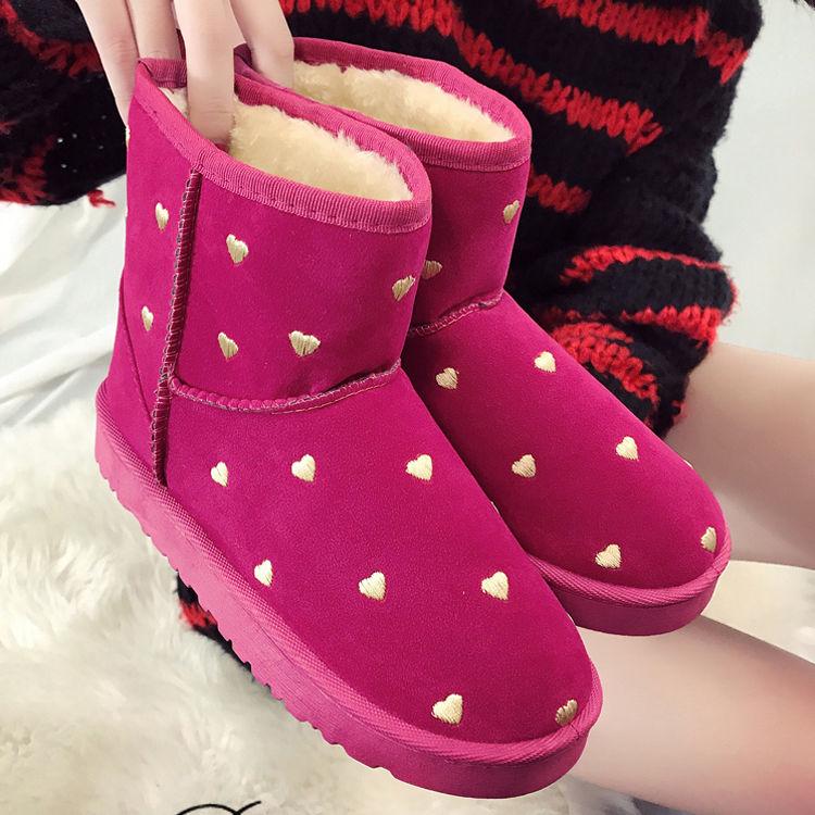 Keep warm Cotton shoes Outdoor Casual shoes Woman shoes Winter Cold protection Non-slip shoes