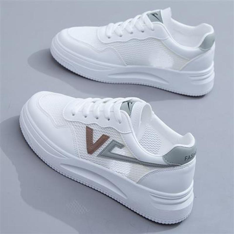 Breathable Mesh Shoes Sports Shoes White Shoes Women's Shoes Thin Single Mesh Canvas Shoes Lightweight Sports Shoes Mesh Single Shoes