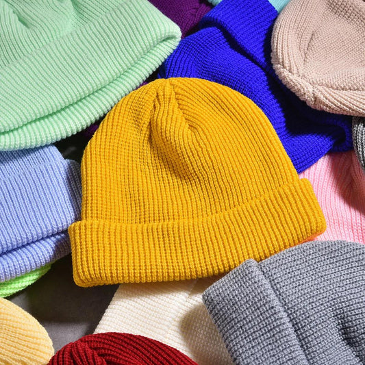 Knitted Hat Ladies Summer Thin Section Autumn and Winter Woolen Hat Male Landlord Hat Tide High Street Cold Hat