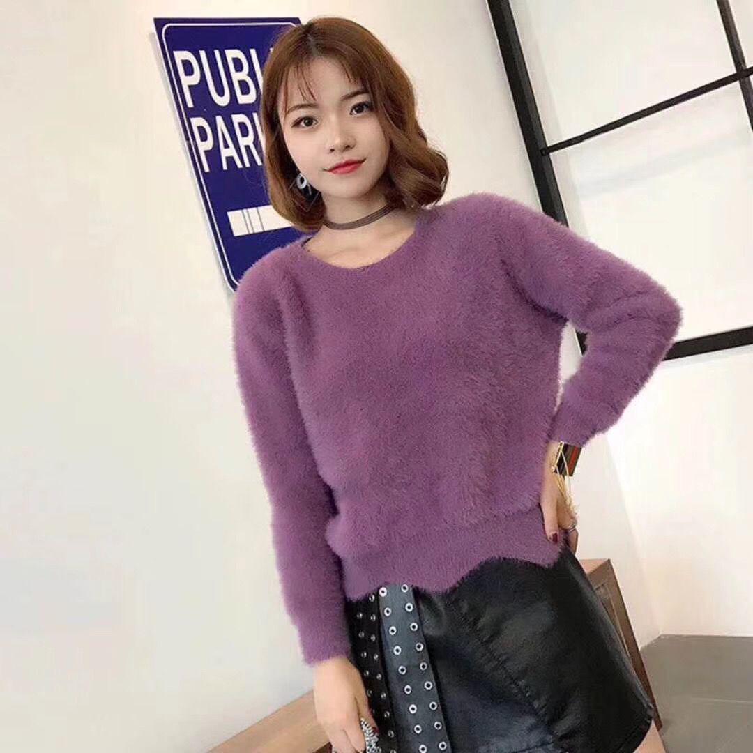 Women Turtleneck Sweater Loose Slim Solid Pullover Winter Knitwear Jumper