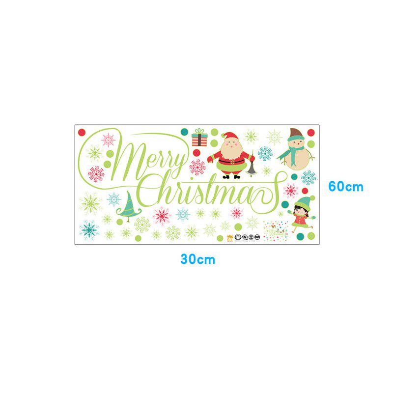 [sticker ]Merry Christmas Luminous Wall Stickers For Kids Rooms House Window Festival Decals Diy Ho