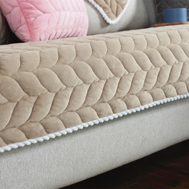 Modern and Simple Sofa Cushion Thick and Comfortable Plush Sofa Cushion Cushion Cover Towel