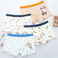 Boys Underwear Children Panties Boys Cotton Boxer Shorts Children's Panties Kids Underwear for 2-16 Years 4 Pcs