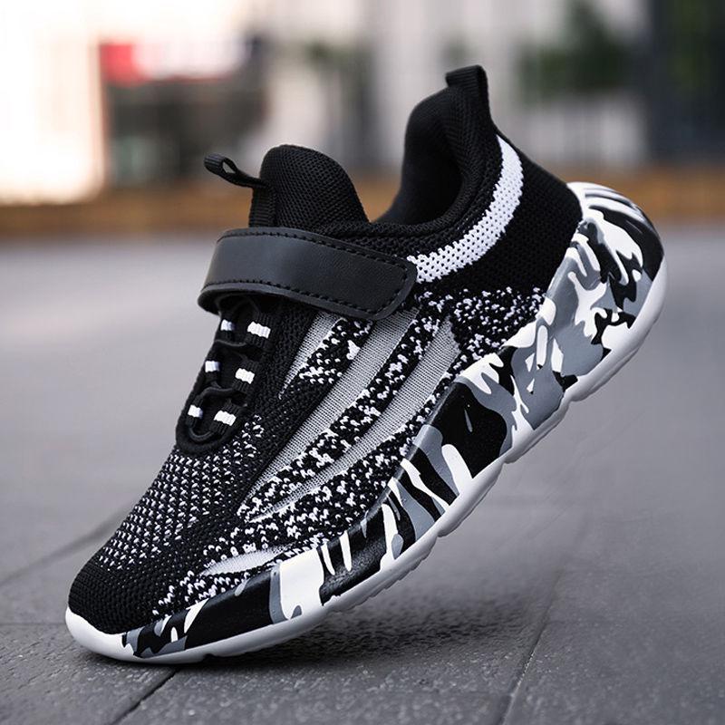 Kids Sport Shoes for Boys Girls Running Shoes Fashion Sneakers Breathable Mesh Children's Tennis Trainers Shoes for Teens