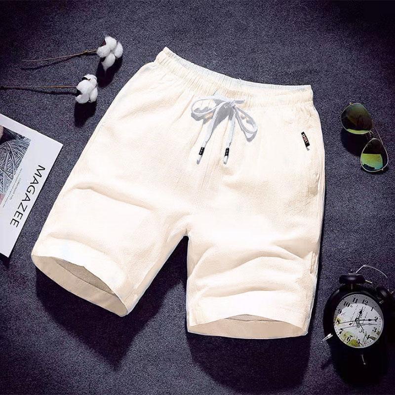 Shorts Men's Casual Five-point Pants Handsome Thin Loose Sports Beach Pants Summer Solid Color All-match Shorts