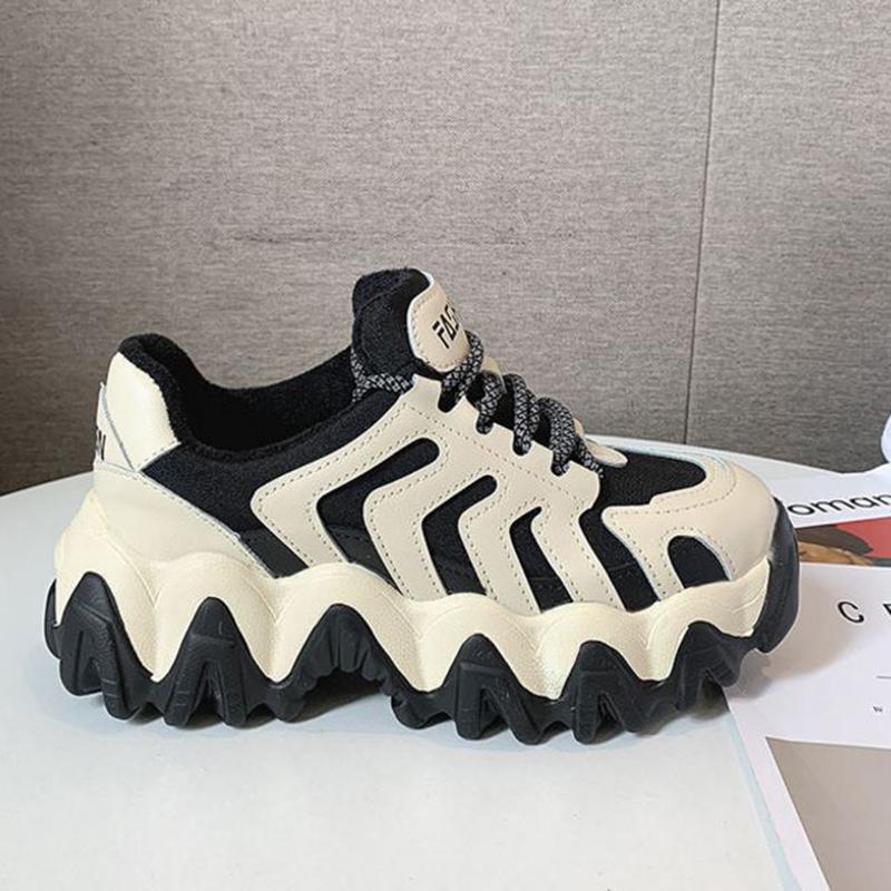 Daddy Shoes Spring Single Shoes Summer Thick-soled Increase All-match Student Sports Casual Women's Shoes