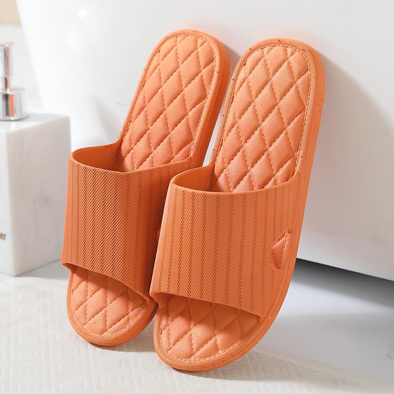 European-style Simple Soft Bottom Men's and Women's Slippers Home Indoor Sandals Couple Bathroom Non-slip Wear-resistant Slippers