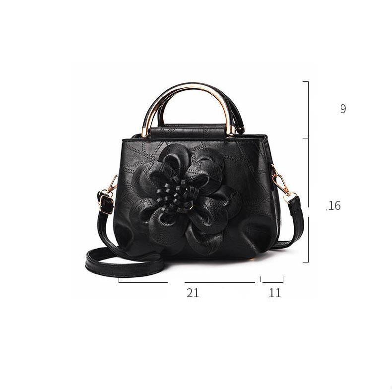 Bag Female Tide Retro Flower Handbag Shoulder Diagonal Package Small Square Bag