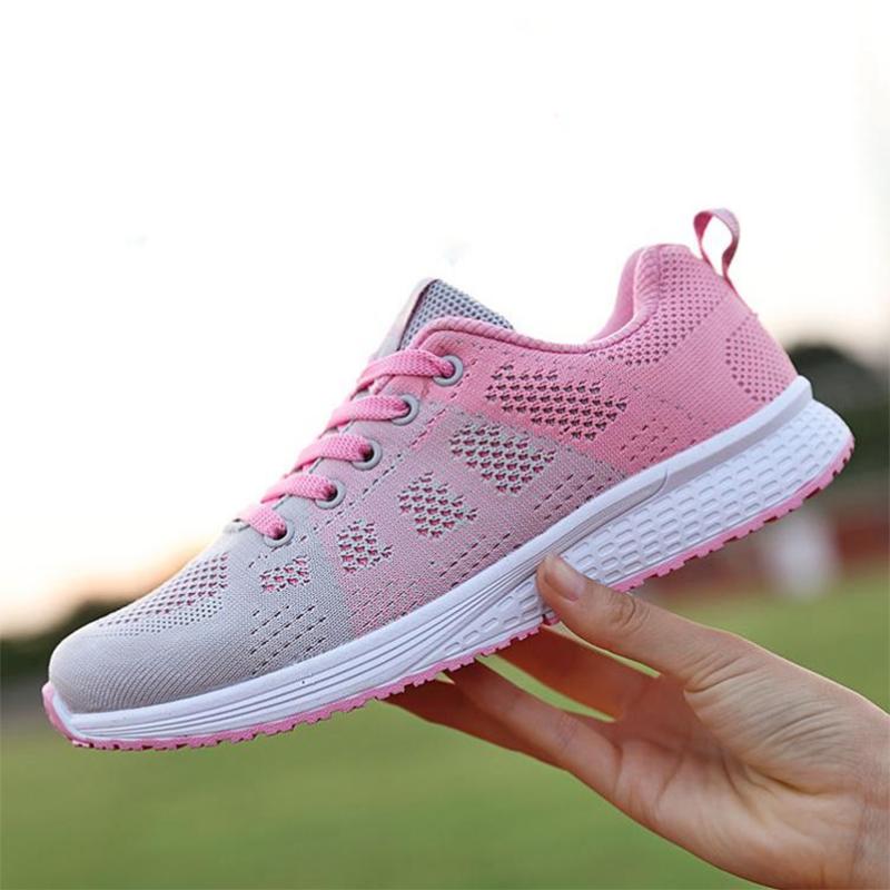 Mesh Light Sneakers Women Shoes knitting Spring Summer Breathable Running Shoes for Women