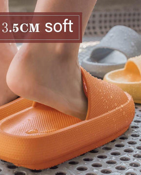 Summer Women Slippers 3.5cm Thick Platform Indoor Bathroom Slipper Soft EVA Anti-slip Home Slippers Slides Sandals