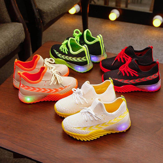 21-30 Children Sneakers Kids Running Basketball Shoes Non-slip Comfortable Breathable Boy Shoes