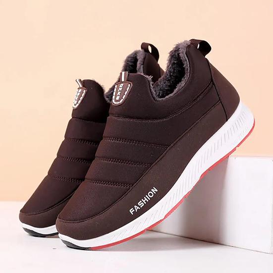 Women's Winter Cotton Shoes Female Plush Warm Non Slip Snow Shoes Large Size Casual Outdoor Sneakers