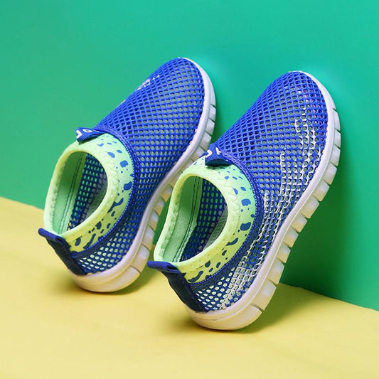 Summer Boys Casual Shoes Net Shoes Breathable Children's Sports Shoes Student Girls Campus White Shoes Children's Shoes