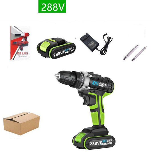 21V Impact Drill Electric Screwdriver Cordless Electric Drill for Drilling and Screwing Screws