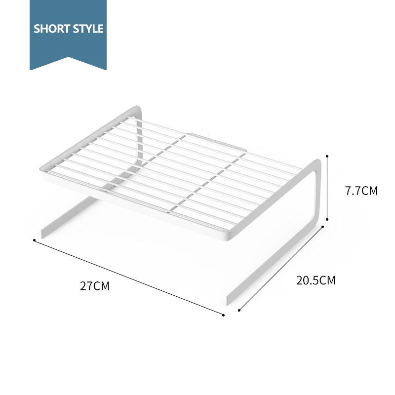 Kitchen Shelves Refrigerator Storage Shelf Layered Pot Rack Cabinet Partition Shelf Multi-layer Dish And Dishes Storage Rack Home Organizer