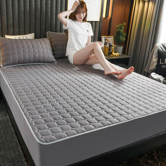 Large Non-slip Mattress Cover Thick Quilted Bed Cover Cover Simmons Mattress Protection Cover Dust Cover