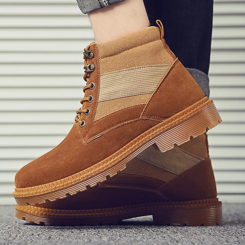 Martin Boots Men's Boots Military Boots Men Work Shoes Desert Boots Autumn Winter Men's Shoes