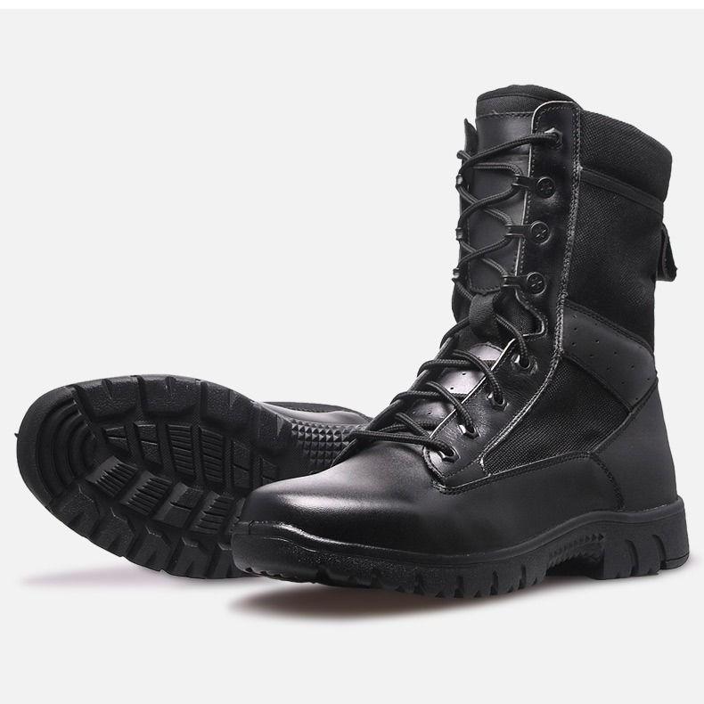 Men Tactical Military Boots Waterproof Desert Combat Army Work Shoes Mens Ankle Boot Plus Size 36-46