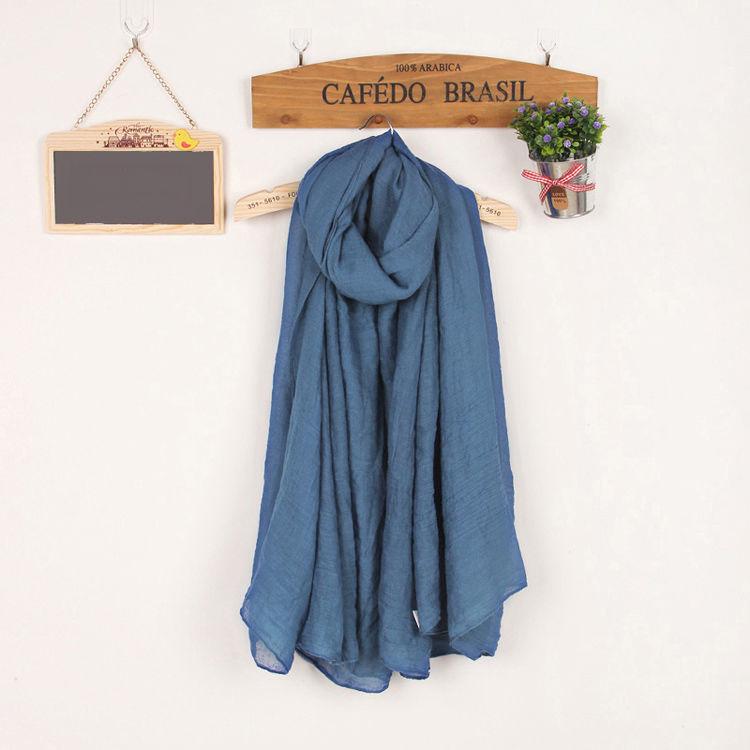 Scarfs for  Women Cotton Line Scarf Solid Color Warm Scarf Holiday Beach Shawl