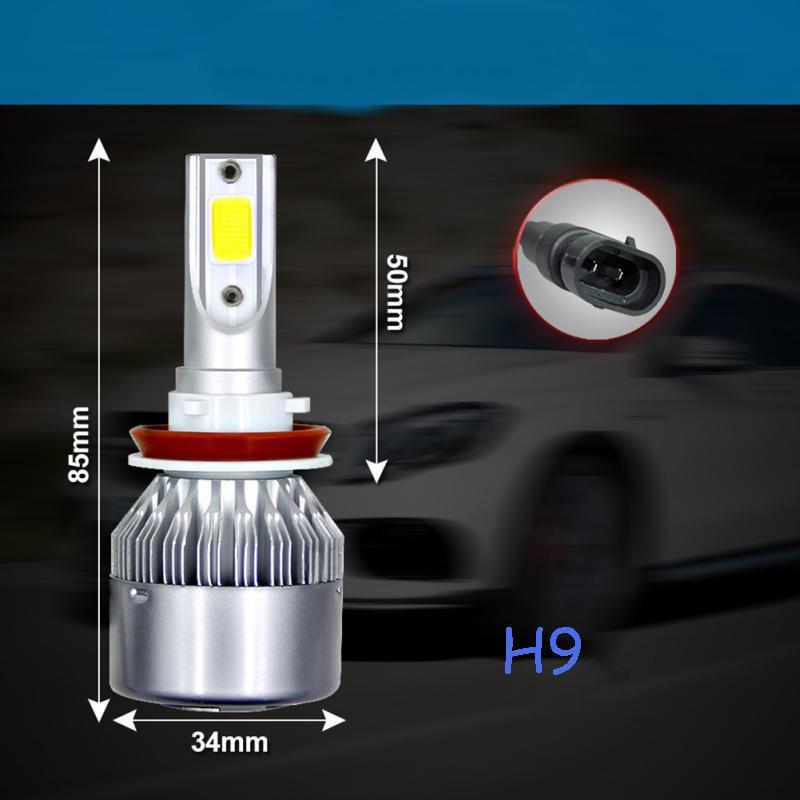 Automotive LED Headlights 500W/360w H1 H7 H11 9005 9012 High-brightness Far and Near Spotlight Bulb Headlight H4 White Light 12V24V 50000LM/36000LM