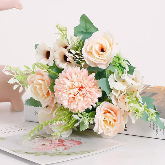 Nordic Simulation Flower Living Room Decoration Home Decoration Decoration Table Flower Fake Flower Floral Set Table Flower Bouquet