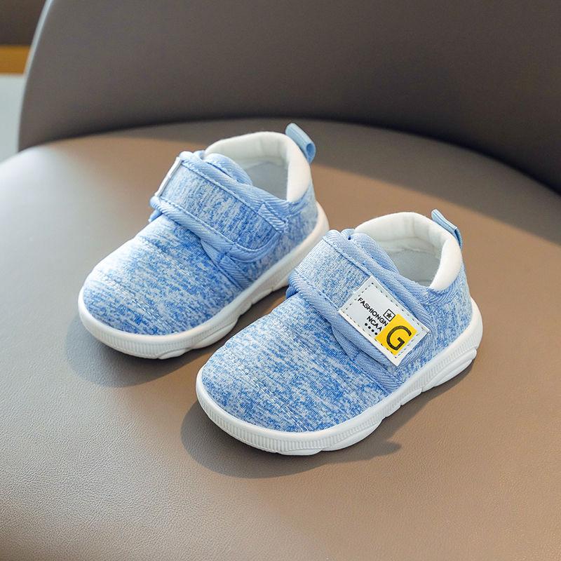 Spring and Summer Toddler Shoes Male Baby Sports Shoes Young Girls Baby Shoes Breathable Net Shoes Knitted Socks Shoes