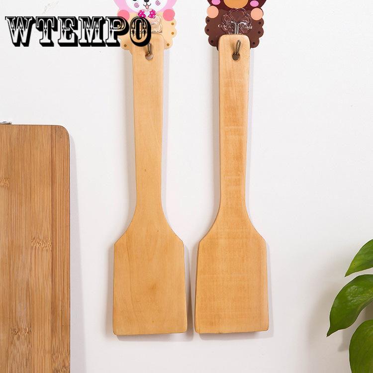 Brand Wok Bamboo Wood Spoon Holder Shovels Slotted Cooking Utensils Tool Kitchen