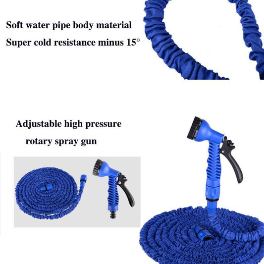 Household High Pressure Water Gun Magic Telescopic Hose Car Wash Water Gun Hose Car Wash Artifact Garden Watering Tool Set